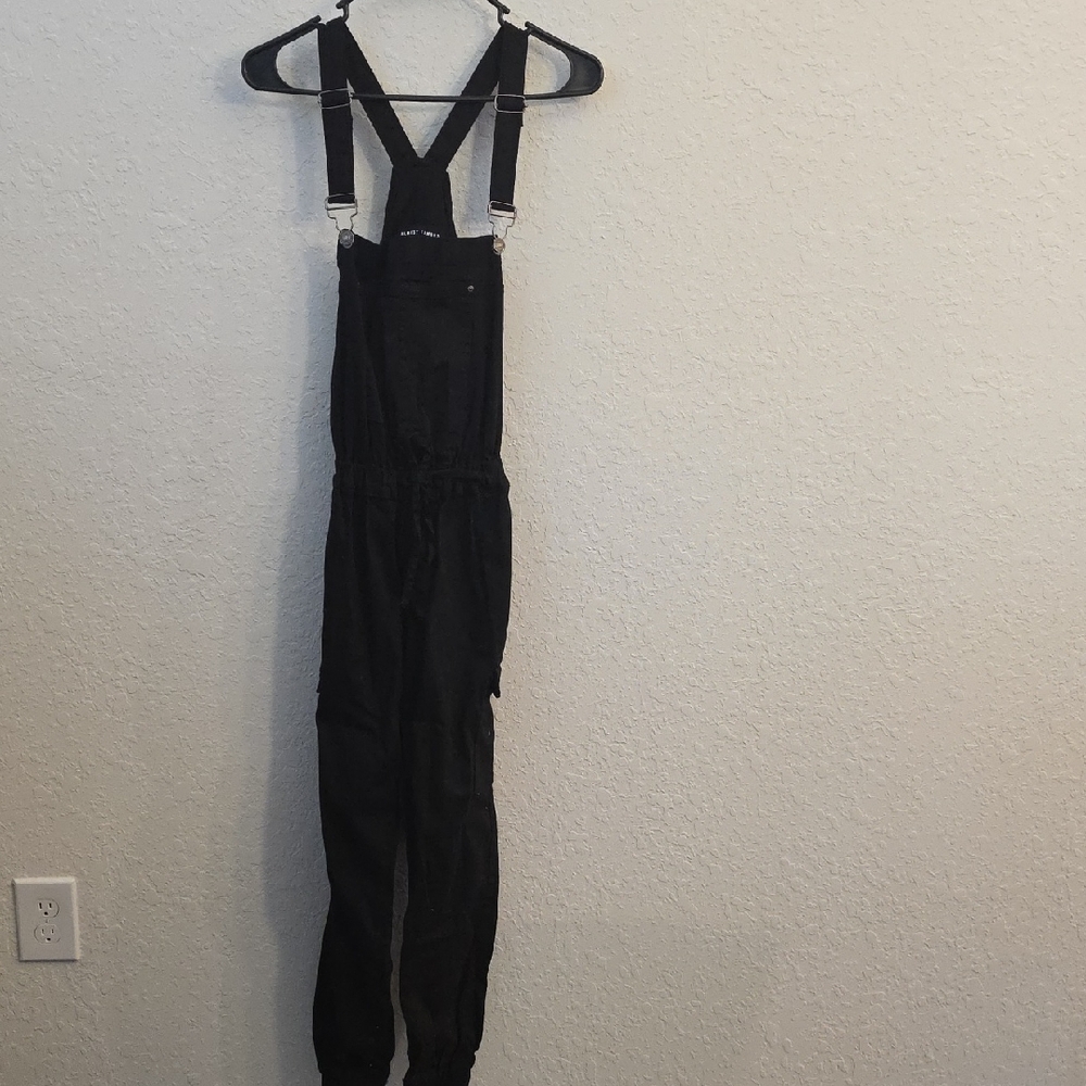 Almost Famous Black Jumpsuit Overalls